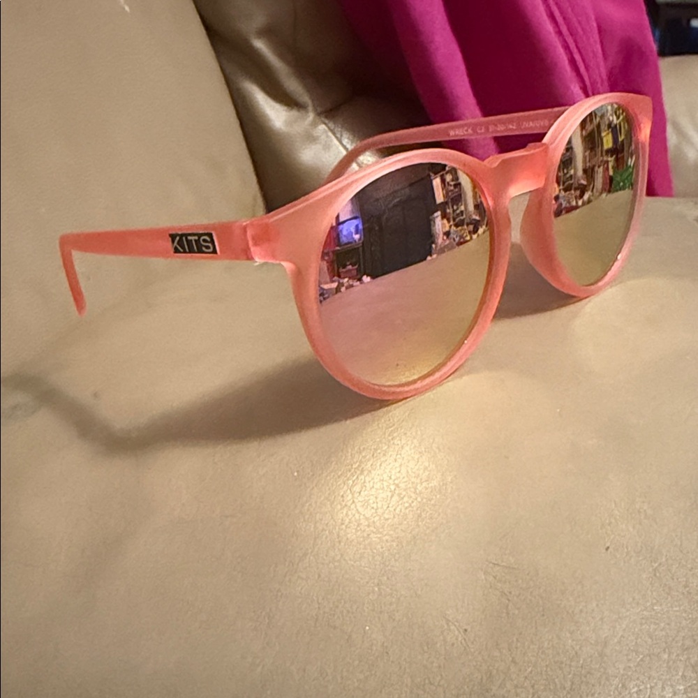 Pink Kits Wreck Sunglasses Size: M: 51-20-142. NASA based technology. Like new